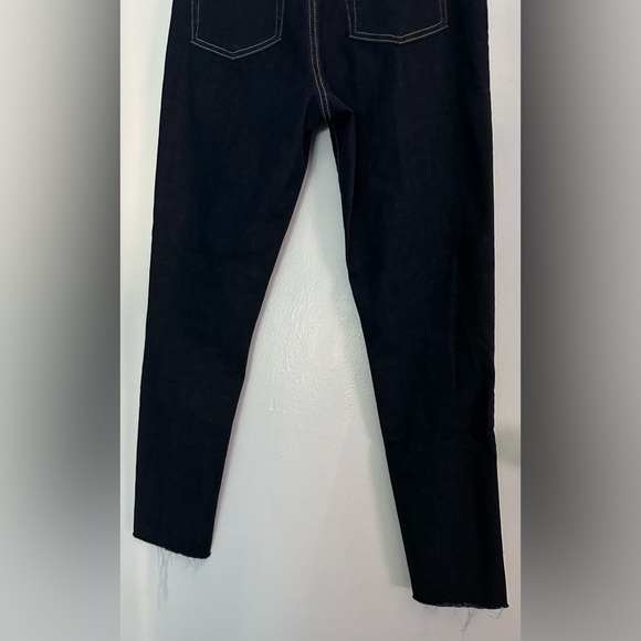 Adriano Goldschmied AG Denim Mila Super High Rise Skinny Ankle Raw Hems Size 28 - Picture 8 of 11